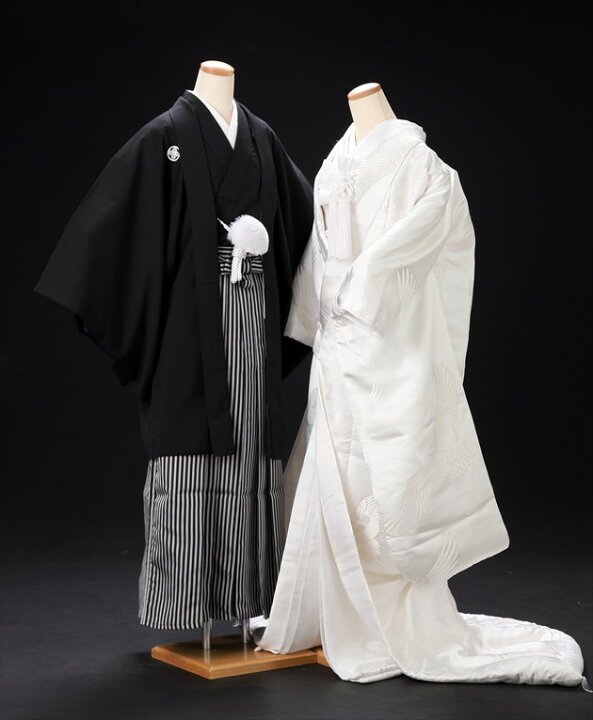 楽天市場】白無垢レンタル su009 新郎紋付セット「白金華燭の絢爛吉祥 