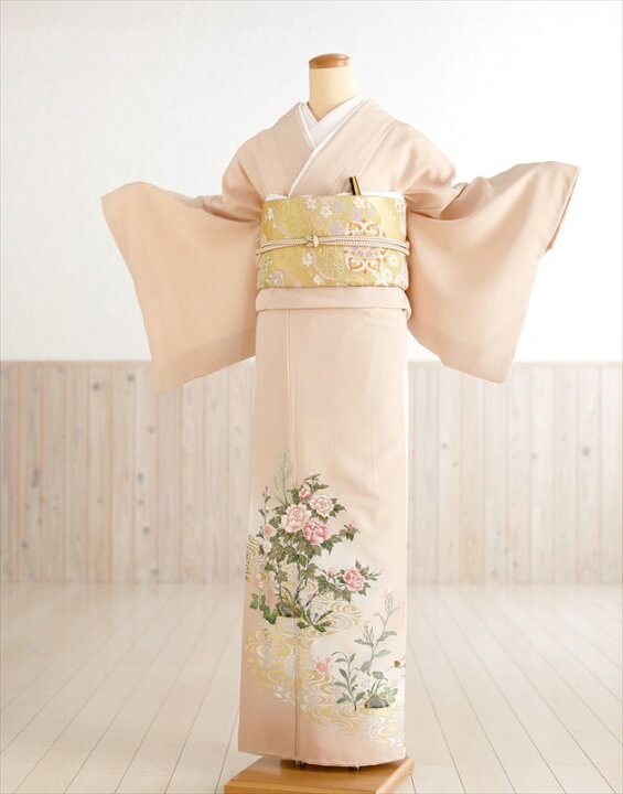 楽天市場 色留袖 レンタル It100 結婚式 色留袖レンタル 着物レンタル 色留袖 叙勲 食事会 卒業式 入学式 色留袖 表彰式 色留め袖 五つ紋 親族 姉 祖母 式典 人気 正絹 22 上品 京友禅 ライトオレンジに流水吉祥慶華 Fy16ren07 貸衣裳 ぽえむ