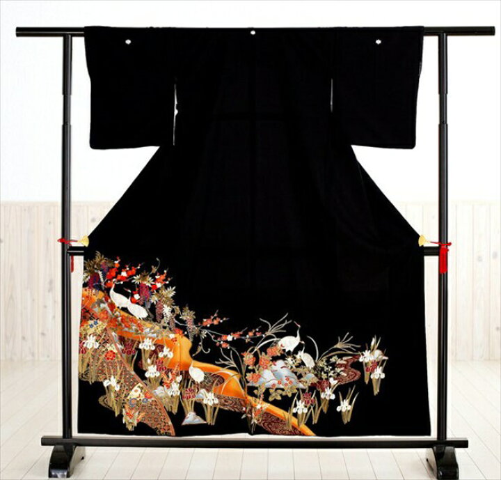 楽天市場】留袖レンタル 祝い鶴に菖蒲 ts039【16点フルセット 