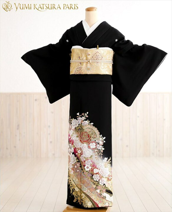 楽天市場】桂由美【留袖 レンタル】（留め袖）【黒留袖】 ts158 花の  