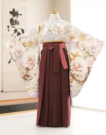 【レンタル】袴レンタル 小学生 女の子 小学校卒業式 h0965 選べる袴サイズ フルセット ジュニア 着物レンタル 卒業式 卒業袴 12歳 13歳 6年生 小学生 女子 人気 レトロ モダン 発表会 フォトブックプレゼント 2024 「撫子」ブランド 薄紫に絢爛熨斗慶華