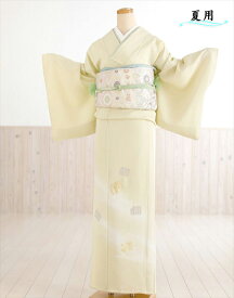 夏用 単衣 訪問着レンタル sh1086 着物レンタル 付下げ フルセット 結婚式 お宮参り kimono 夏 6月 7月 8月 9月 付け下げ 涼しい ママ 母 母親 houmongi 正絹「サマーグリーンにシンプルモダン」【fy16REN07】【レンタル】
