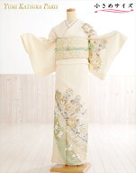 【レンタル】小さいサイズ 桂由美 訪問着レンタル hw1661s 卒業式 母親 ママ 150cm前後 着物レンタル 入…