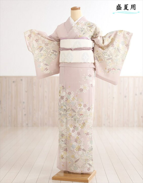楽天市場】訪問着レンタル 絽 sr5027 結婚式 夏用 夏着物 お宮参り 7  