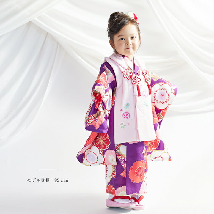 楽天市場】七五三 着物 3歳 レンタル 753 3歳 女の子 フルセット（三歳 