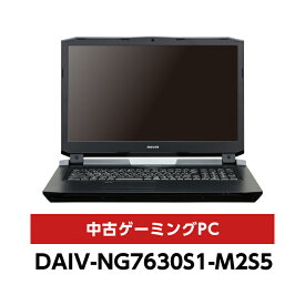 【中古】【送料無料・ゲーミングノートPC】マウスコンピューターDAIV-NG7630S1-M2S5（i7/メモリ32GB/GTX1080)