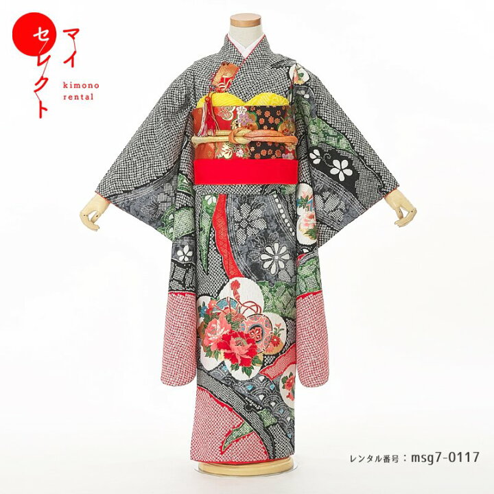 楽天市場 七五三 着物 7歳 フルセット レンタル 女の子msg7 0117 往復送料無料 レトロ 草履 バッグ 衣装 レンタル着物 おしゃれ モダン 長襦袢 貸衣装 古典 753着物 七歳 子供 七五三レンタル 女児 小学生 子ども 着物レンタル 753 七五三着物 着付け レンタル