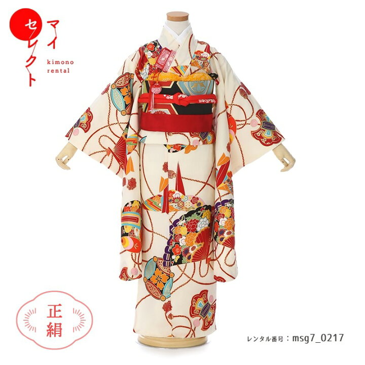 楽天市場 七五三 7歳 着物 正絹 レンタル 女の子 フルセット 紅一点 正絹 Msg7 0217 往復送料無料 レトロ 着物レンタル 草履 バッグ 髪飾り 衣装 レンタル着物 モダン 貸衣装 古典 753着物 七歳 子供 七五三レンタル 子ども 753 七五三着物 着付け レンタル