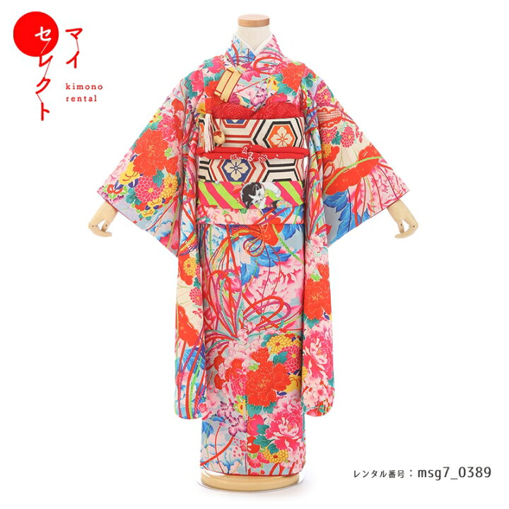 楽天市場】【レンタル】 身長110cm〜125cm 着物レンタル 七五三 7歳 