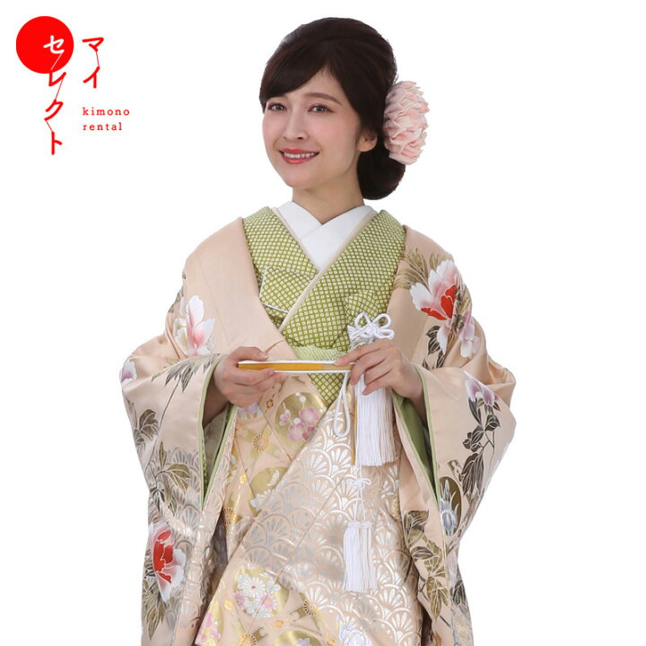 楽天市場】色掛下 レンタル 抹茶絞り柄 ハコセコセット 往復送料無料 