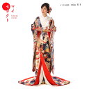 色打掛 レンタル miiu_311 彩雲菊花文 結婚式 神前式 高級 フルセット 往復送料無料 着物レンタル 着物 正絹 セット …