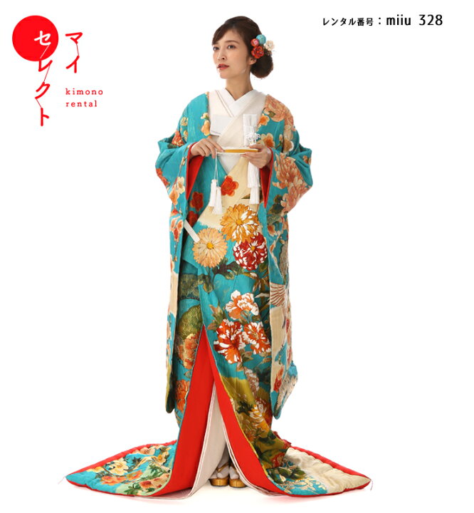楽天市場】色打掛 レンタル miiu_328 初春の音 結婚式 神前式 高級 