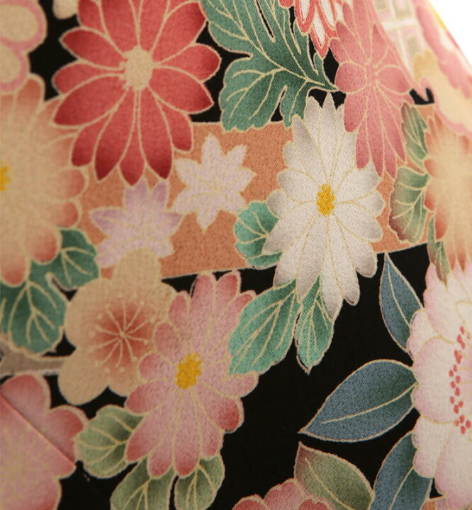 楽天市場】留袖 レンタル mito_101 N-127 祝宴の花々 正絹 着物 黒留袖