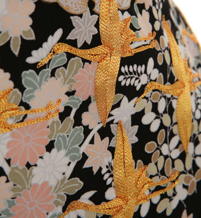 楽天市場】留袖 レンタル mito_223 F‐27607 錦繍の美 金刺繍の飛翔鶴 