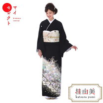 楽天市場】花 刺繍（種類（着物）黒留袖）（和服｜レディース 