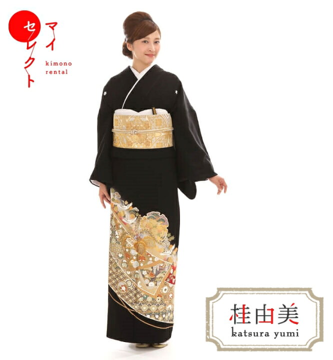 楽天市場】黒留袖 レンタル 桂由美 mito_316 /桂由美 四季彩 赤 正絹 