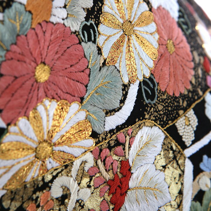 楽天市場】留袖 レンタル 夏用 単衣 総手刺繍 mito_1958/単衣 黒留袖  