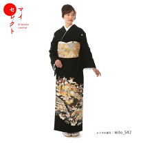 楽天市場】花 刺繍（種類（着物）黒留袖）（和服｜レディース 