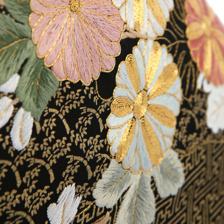 楽天市場】黒留袖 レンタル 総手刺繍 御所解平安吉祥車 mito_557 正絹 