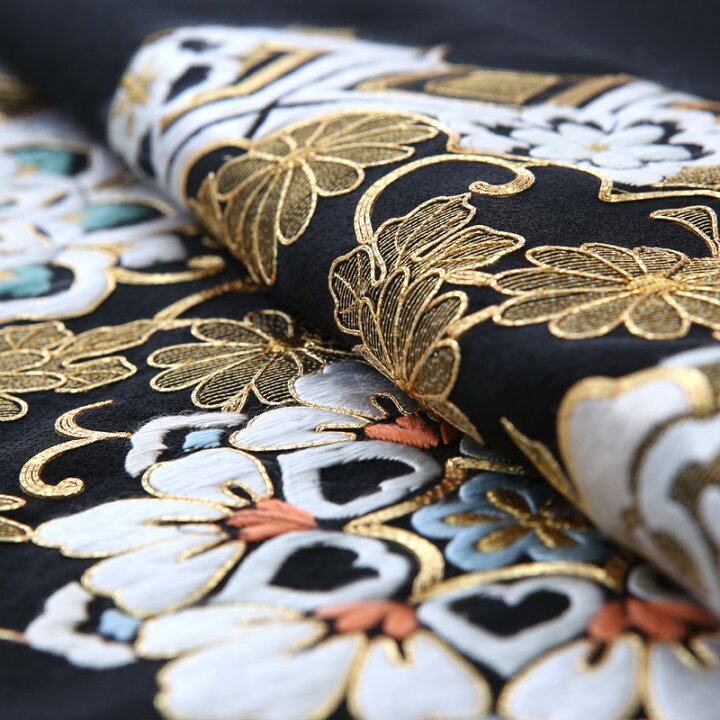 楽天市場】黒留袖 レンタル 総手刺繍 七宝華文 mito_559 正絹 フル 