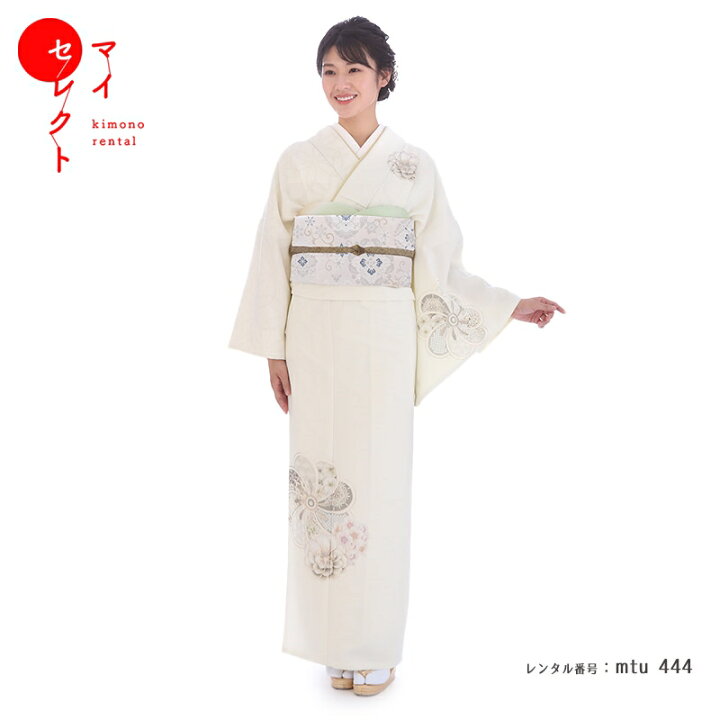 楽天市場】訪問着 レンタル 春 秋 冬用の袷 夏用 単衣 七五三 mtu_444  