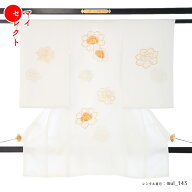 【レンタル】 ホワイト 白無垢 刺繍 産着レンタル お宮参り 女の子 レンタル 華やか お祝い 祝着 セット …