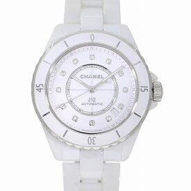 [ローン24回無金利] シャネル J12 ホワイトセラミック 12Pダイヤ H5705 新品 メンズ 送料無料 腕時計