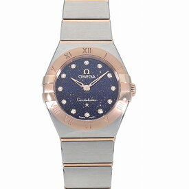 [ローン最大48回無金利] オメガ コンステレーション クォーツ 25mm ブルーアベンチュリン×12Pダイヤ 131.20.25.60.53.002 新品 レディース 送料無料 腕時計
