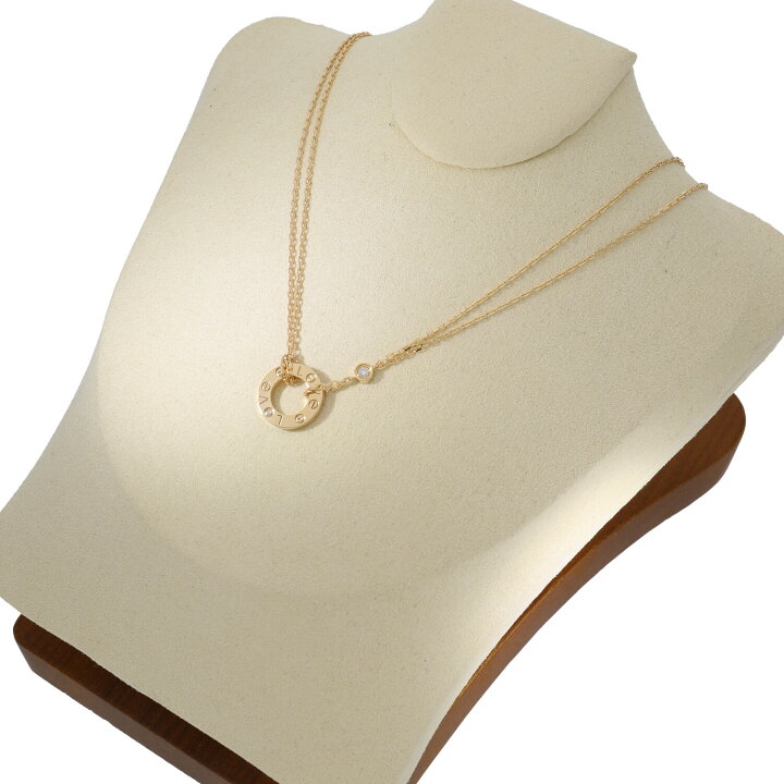 楽天市場】[ローン48回無金利] カルティエ ラブ サークル ネックレス 2  