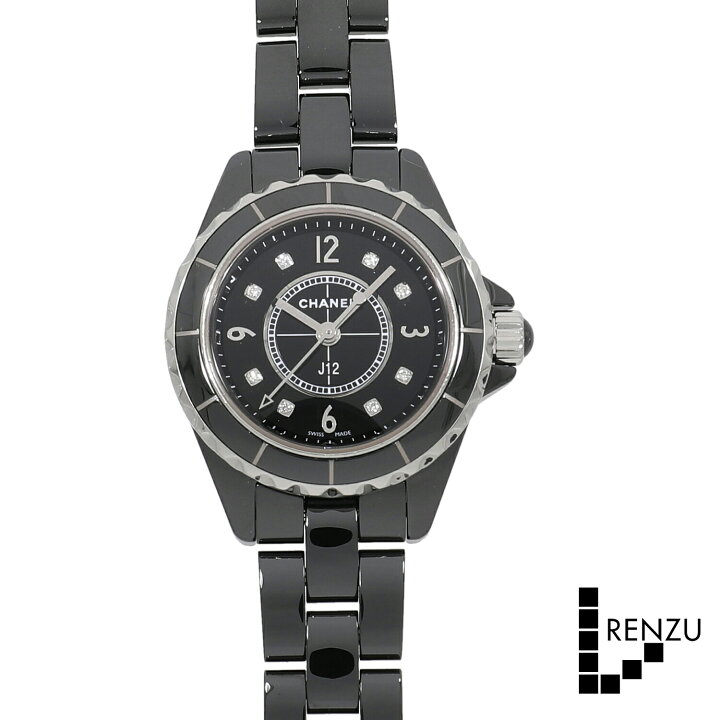 楽天市場】[中古]シャネル J12 ブラックセラミック 29MM H2569  