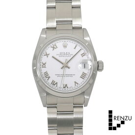 [中古]ロレックス デイトジャスト 78240 ホワイト ローマ ボーイズ 送料無料 腕時計 【ローン48回無金利】