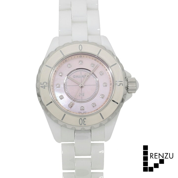 楽天市場】[中古]シャネル J12 ホワイト セラミック 33MM 世界限定1200  