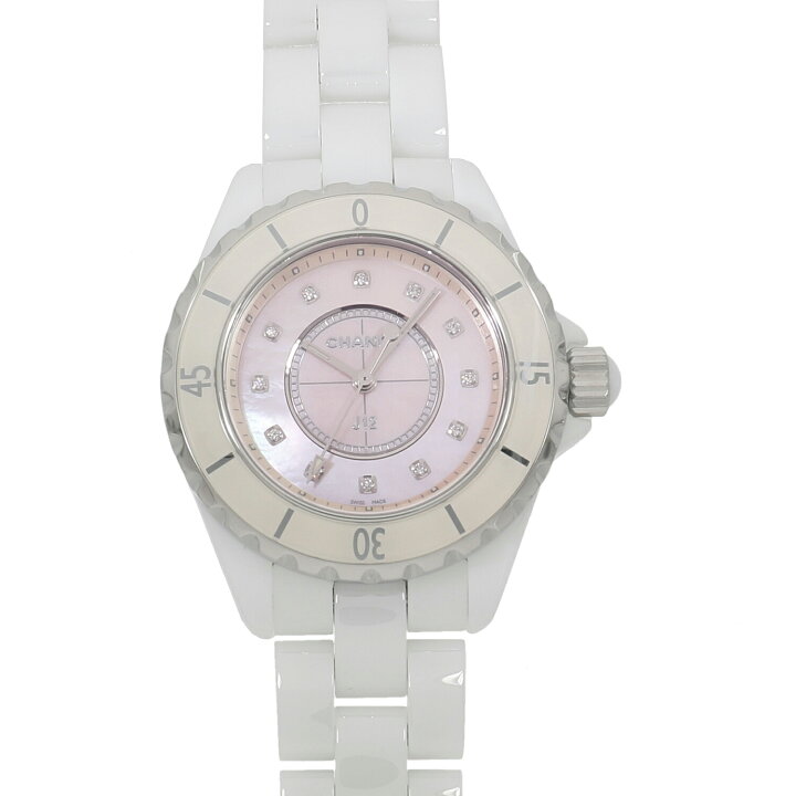 楽天市場】[中古]シャネル J12 ホワイト セラミック 33MM 世界限定1200  