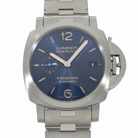 [ローン最大48回無金利] パネライ ルミノールマリーナ 42MM PAM01028 V番 ブルー メンズ 中古 送料無料 腕時計