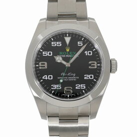 [ローン24回無金利] ロレックス エアキング 116900 ランダム ブラック メンズ 中古 送料無料 腕時計