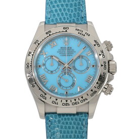 [ローン最大48回無金利] ロレックス コスモグラフ デイトナ 116519 M番 ターコイズブルー メンズ 中古 送料無料 腕時計