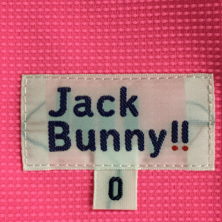 ☆特価45%OFF☆【美品】Jack Bunny ジャックバニー ショートパンツ 蛍光ピンク×白 シンプル レディース 0(S)  ゴルフウェア レオナード 