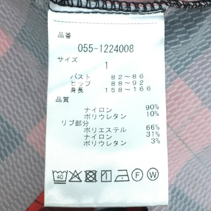 ☆特価40%OFF☆パーリーゲイツ 長袖オールインワン レッド×黒 チェック柄 ストレッチ レディース 1(M) ゴルフウェア 2021年モデル PEARLY GATES レオナード 「13時迄注文で当日出荷」パーリーゲイツ PEARLY GATES クールマックス プレーティング オールインワン レディス