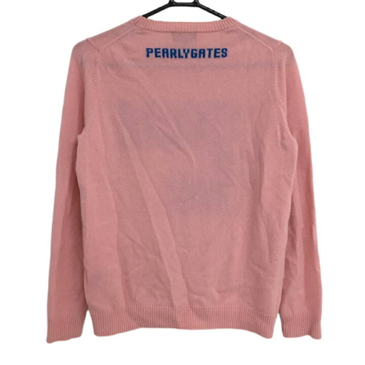 楽天市場】☆特価☆【超美品】パーリーゲイツ セーター ピンク×ブルー 