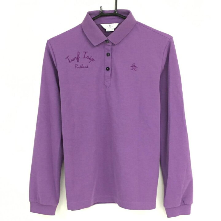 楽天市場】マンシングウェア 長袖ポロシャツ パープル ロゴ刺しゅう レディース LL ゴルフウェア Munsingwear : レオナード 楽天市場店 マンシングウェアMUNSINGWEAR ポロシャツ 花柄 総柄 刺繍 長袖 L