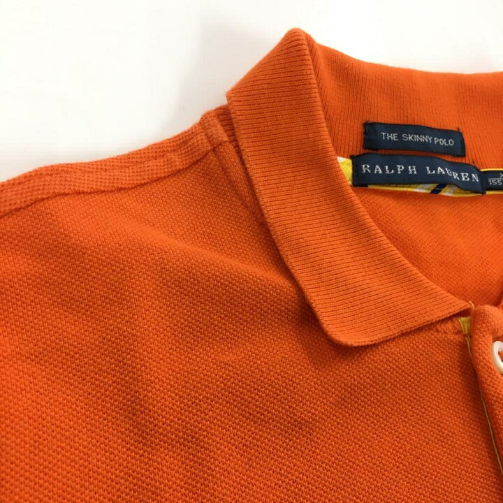 楽天市場】ラルフローレン 半袖ポロシャツ オレンジ×ライトグリーン 