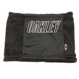 ★特価25%OFF★【美品】オークリー ネックウォーマー 黒 異素材 フリース ゴルフウェア Oakley