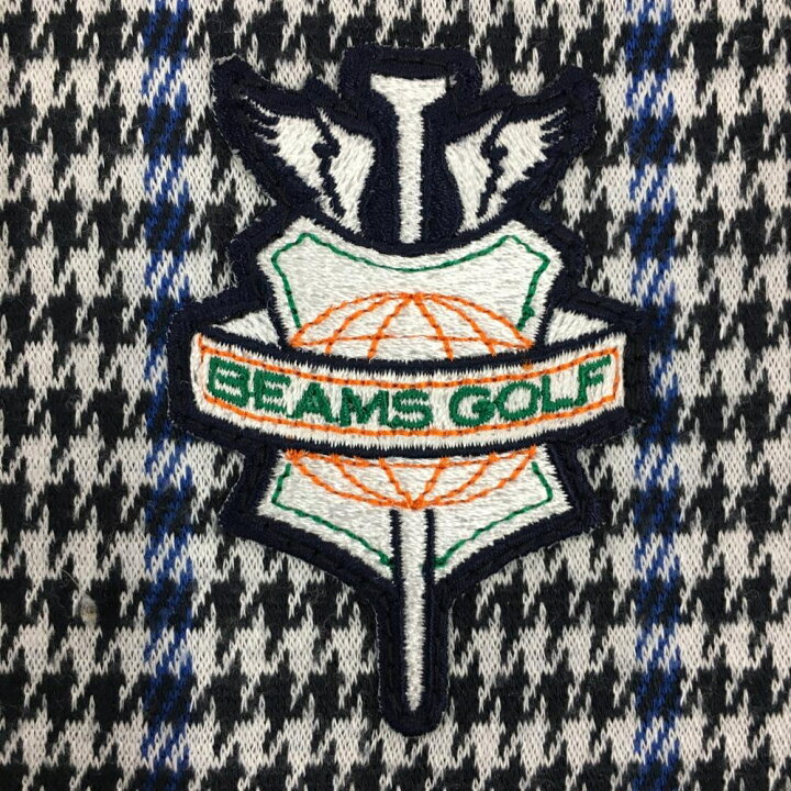 楽天市場】【超美品】ビームスゴルフ 切替ベスト 白×黒×グレー 前面  