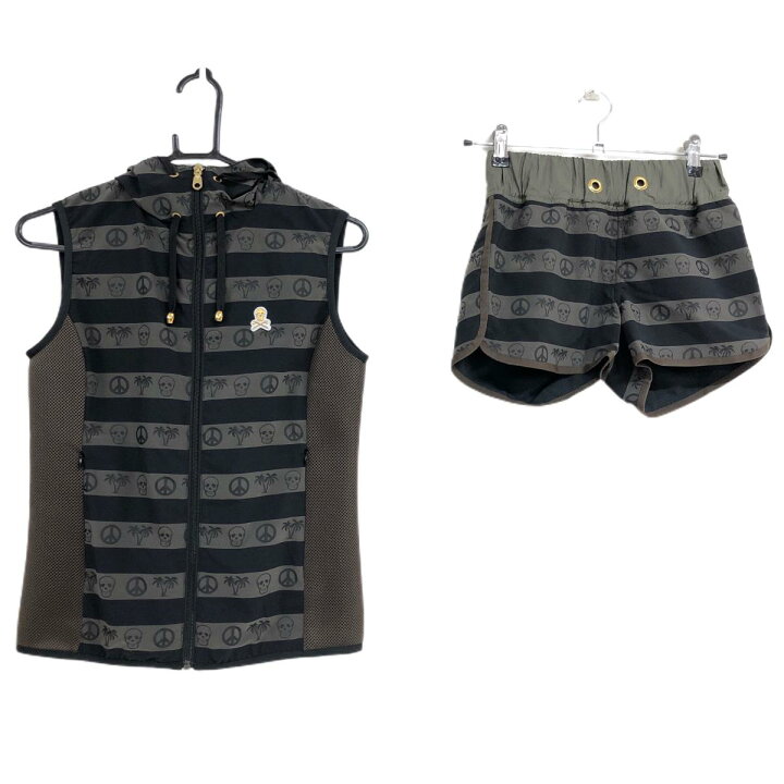 楽天市場】【美品】マークアンドロナ セットアップ 黒×ダークブラウン 
