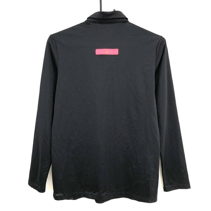 楽天市場】【超美品】アディダス 長袖ポロシャツ 黒 サイドライン 胸元 