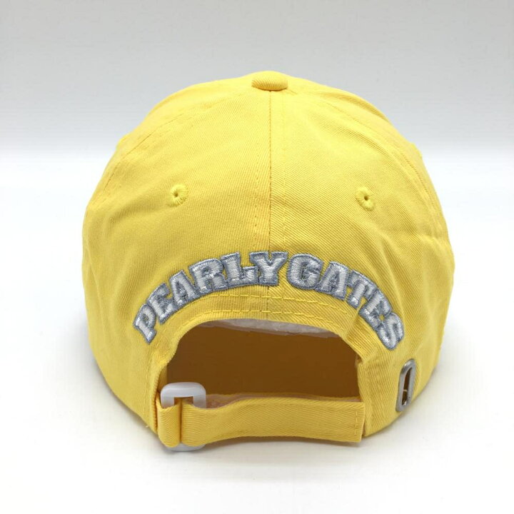 楽天市場】【超美品】パーリーゲイツ キャップ イエロー 立体ロゴ 