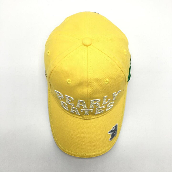 楽天市場】【超美品】パーリーゲイツ キャップ イエロー 立体ロゴ 