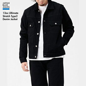 【SALE】JAPAN BLUE JEANS ジャパンブルージーンズ JBGJ1023 12oz アルティメットストレッチ ブラック デニムジャケット