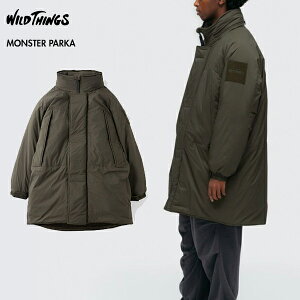 �m2025�ŐV���f���n ���K�戵�X WILD THINGS ���C���h�V���O�X WT252-10-Q4 �����X�^�[�p�[�J�[ MONSTER PARKA PCU LEVEL7 �ۉ� �ϋv�������H PRIMALOFT