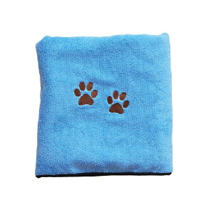 ペット用 吸水タオル マイクロファイバー 70×140cm 吸水速乾 犬 | 大判 大きめ タオル ペット ペットタオル バスタオル 吸水 速乾 お風呂 シャンプー タオルドライ 体拭き 足拭き 拭き上げ ブラ